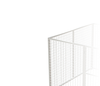 recinto modello navarro, in tubolare zincato H 108 cm