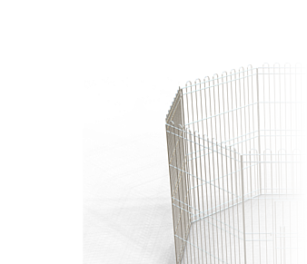 recinto pieghevole modello toby in filo metallico