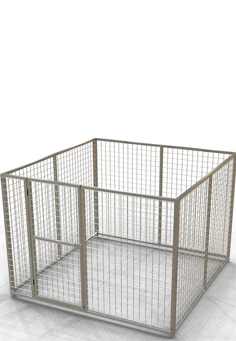 recinto in tubolare navarro 1,5 x 1,5 m