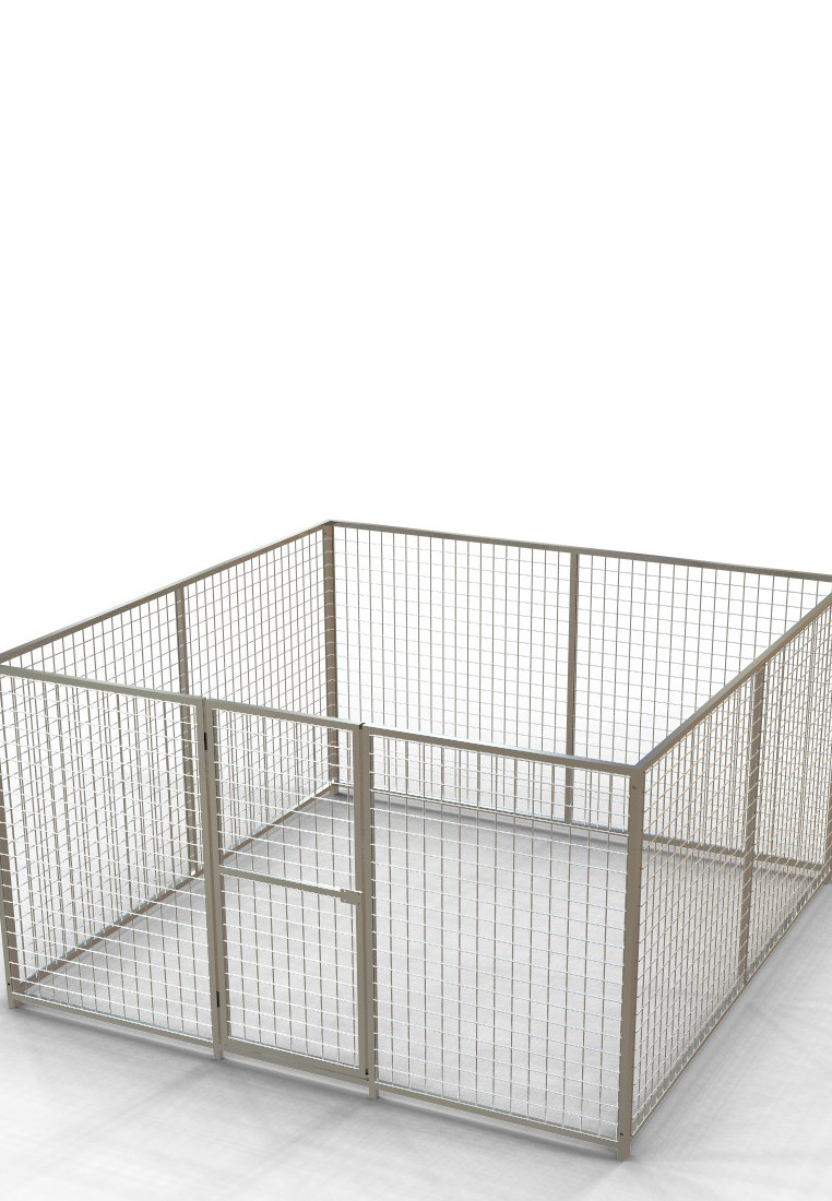 recinto in tubolare navarro 2 x 2 m