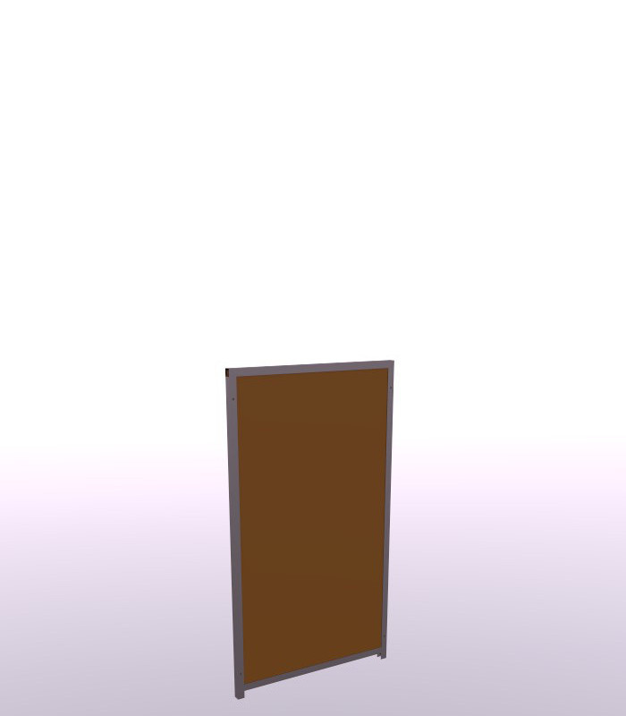 Pannello chiuso coibentato dimensione 100xh180cm