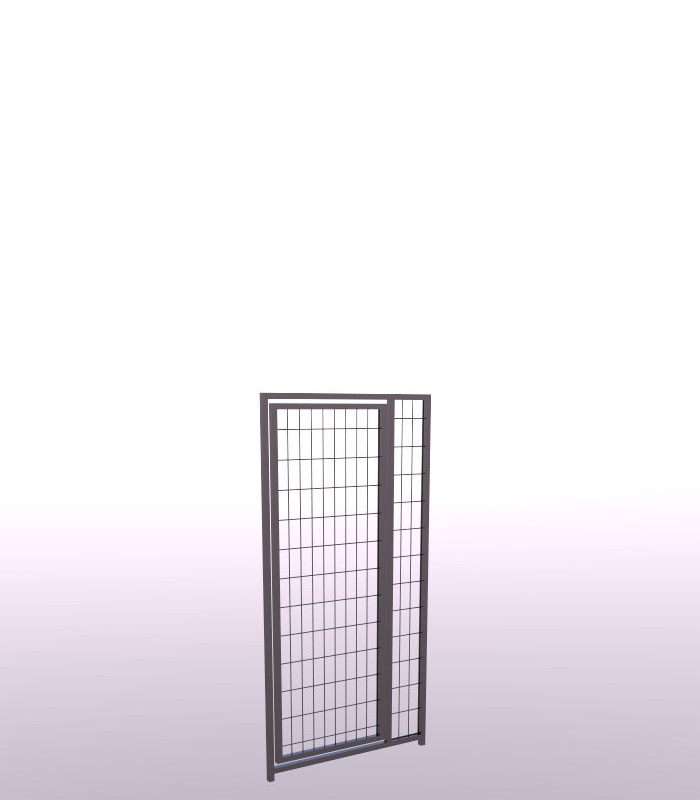 Pannello rete con porta dimensione 100xh200cm